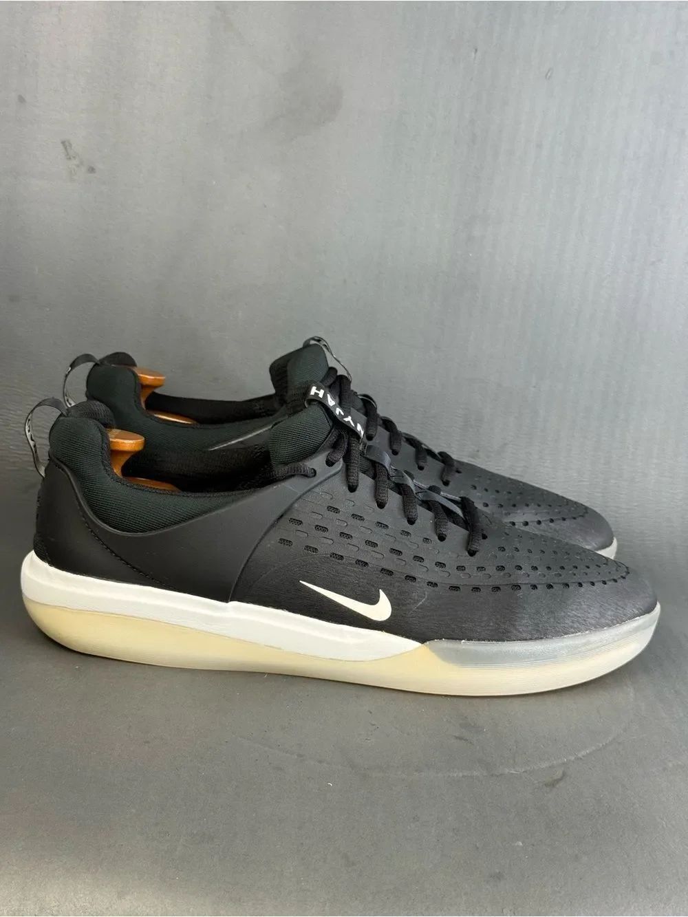 Nike Zoom Nyjah 3 SB 'Black White' athletic sneaker shoes men’s size 13